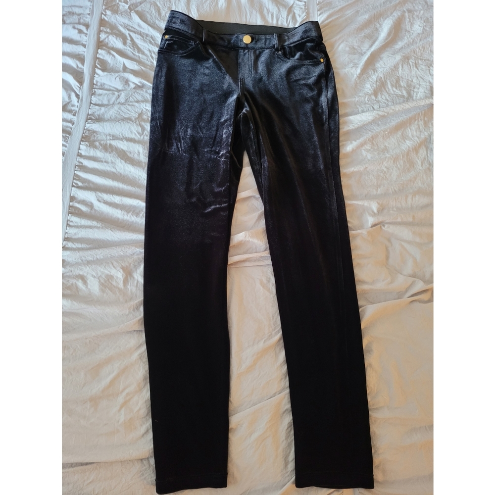 INC velvet black stretchy pants
